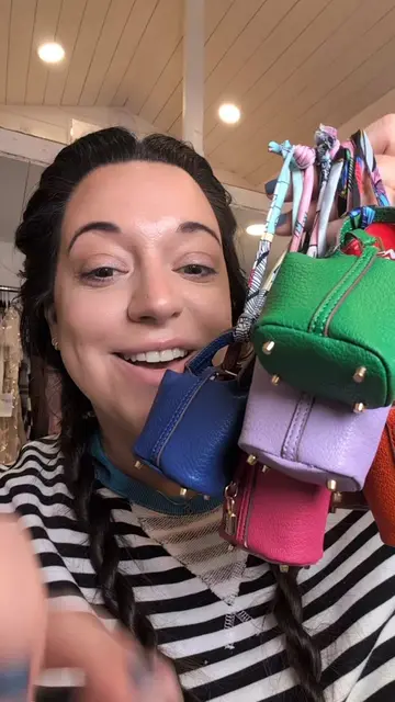 Replying to @uxshannon Christmas ornaments or bag charms?! you decide! #bagcharms #bagaccessories #pursecharms