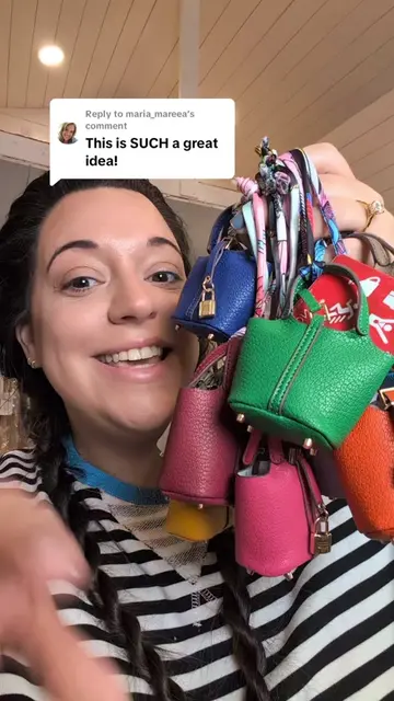 Replying to @maria_mareea Christmas ornaments or bag charms?! you decide! #bagcharms #bagaccessories #pursecharms