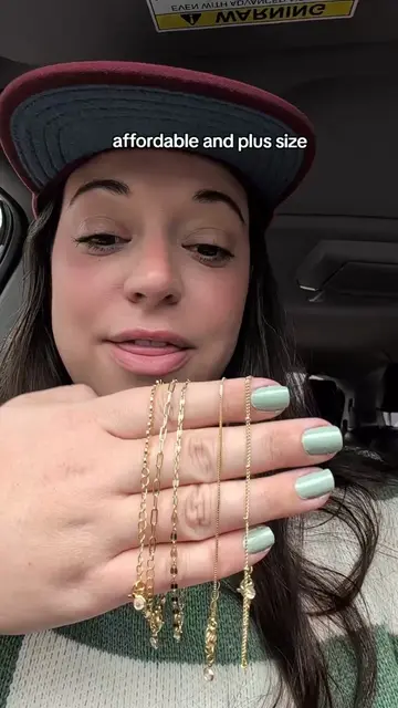 affordable and dainty bracelet set