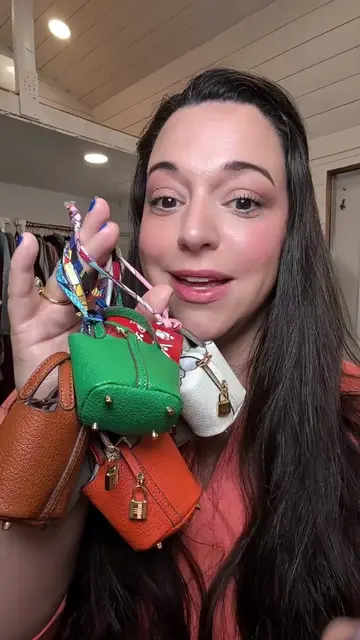 Replying to @sumbooshih luxury handbag purse charms!  #pursetok #bagcharms #cutethings