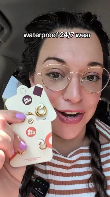 waterproof live in earrings - @Oh Clementine 🍊 how cute are these?! #ohclementine #waterproofjewelry #tarnishfreejewelry