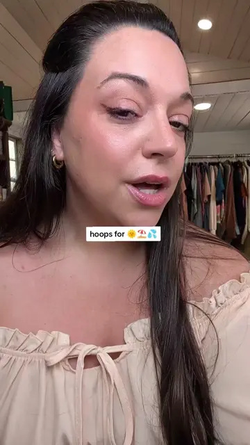 waterproof earrings for summer 🏝️🌞  for all year  for swimming and more #jewelrytiktok #waterproofjewelry