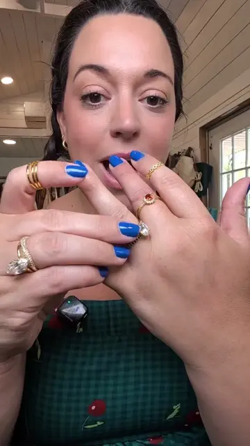 simple birthstone bands!