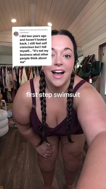 Replying to @un.do.messticated plus size swimsuits that just feel like clothes and help you feel confident enough to get in the pool - yes please #plussizeswimsuit