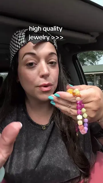 tarnish free rainbow necklace!