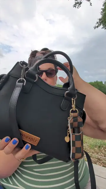 viral wrangler whip stitch bag  #wrangler #bagtok #pursetok