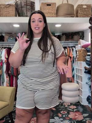 A plus size two-piece said that hits all the high points  #dealsforyoudays #plussizefashion