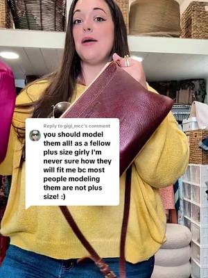 Replying to @gigi_mcc Portland leather poppy purse on a plus size woman #portlandleather #plgpartner #lovemyleather #bagtok  @PORTLAND LEATHER GOODS