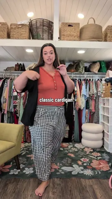 classic and timeless and covers those arms #plussizefashion