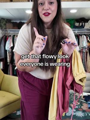 oversized and flowy for the win #plussizefashion #tarsepants