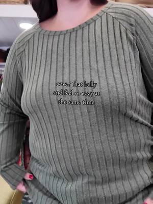 so soft and creamy and long enough to give belly coverage if you want it #fallaesthetic #plussizeedition