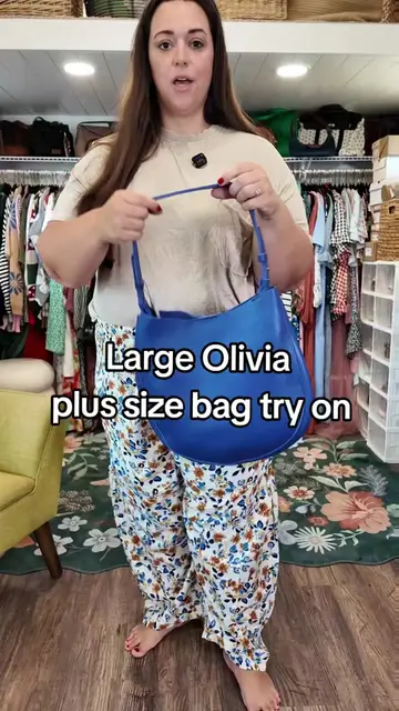 plus size approved! large Olivia in molino blue is a stunner  #lovemyleather #portlandleather #plgpartner