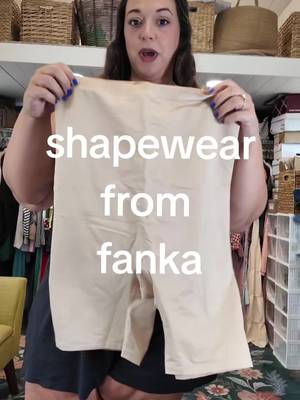 shapewear from fanka #plussizefashion #plussizeoutfits #shapewear #compressionshorts
