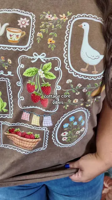 cottage core vintage adorableness  #curvyfashion #cottagecore #goosetok #grannyaesthetic #vintagevibes