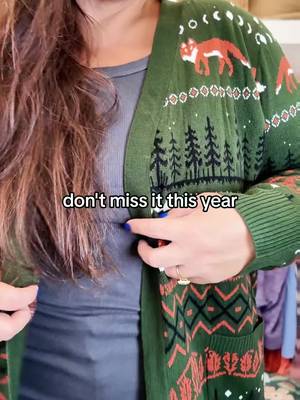 this fox cardigan is calling all the cottage core girlies  #affordablefashion