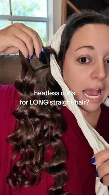 absolutely the best heatless curls I've done in a long time