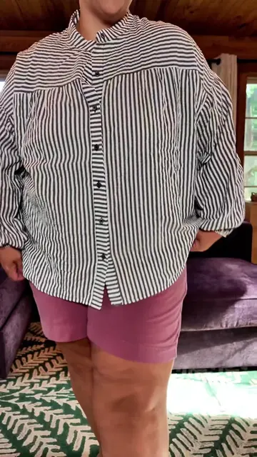 oversized and lightweight - comfy but polished