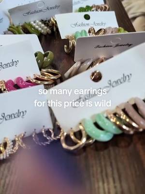 so. many. earrings.