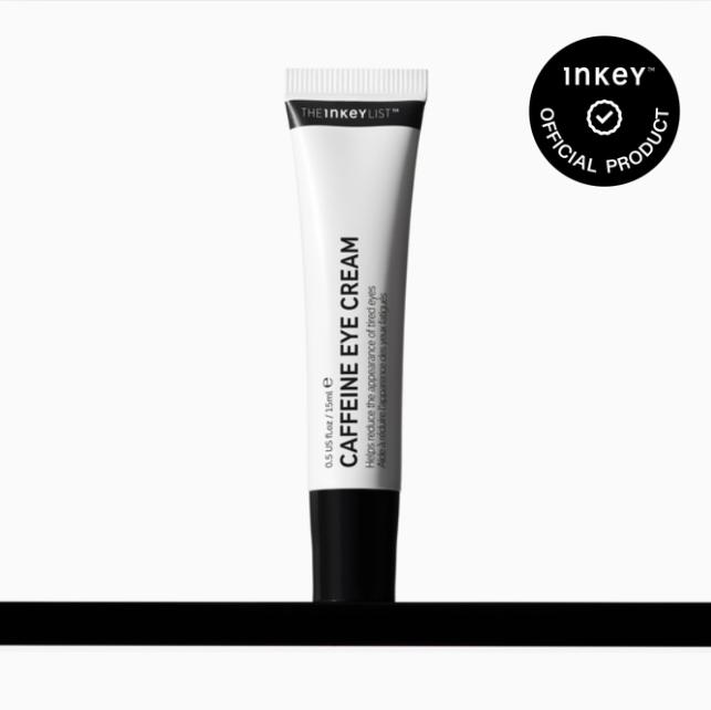 Caffeine Eye Cream - under-eye dark circles, puffiness, hydrating for fine lines and wrinkles - Lightweight