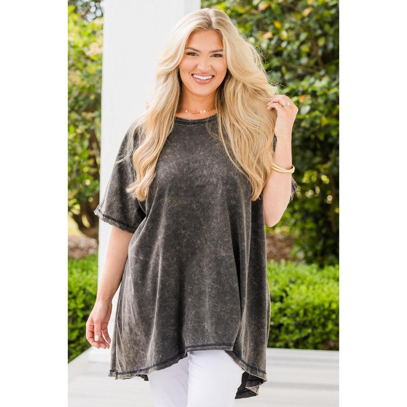 All About It Tunic, Black