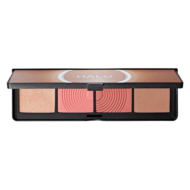 Smashbox Halo Sculpt + Glow Contour, Blush + Highlighter Palette With Vitamin E