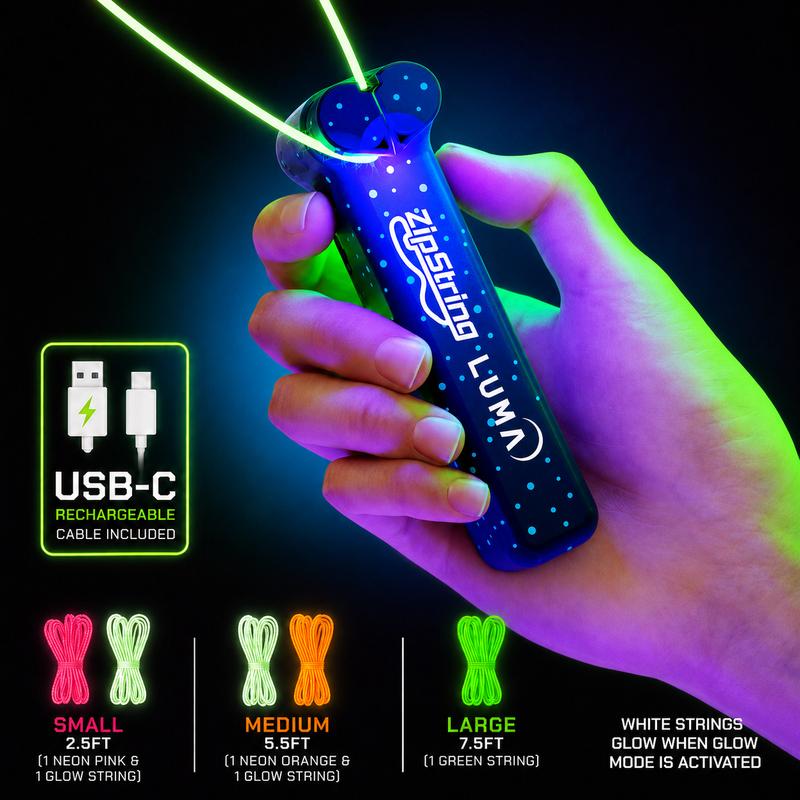 ZipString Luma (Glow-in-the-Dark)