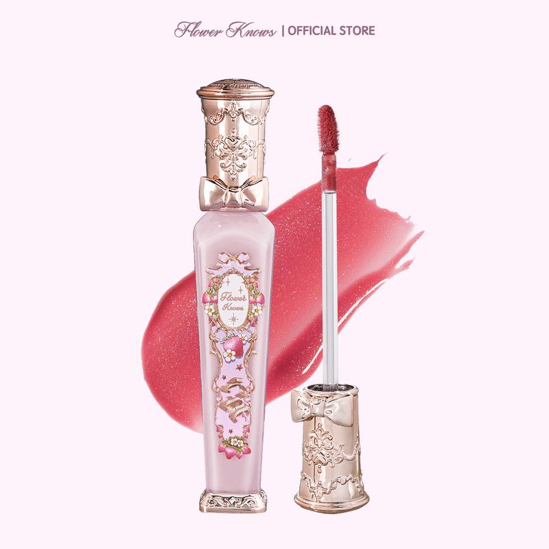 Flower Knows Violet Strawberry Rococo Collection Glowy Lip Gloss, lipstick, makeup,glossy, blurring lips, weightless, #summerwins, #DealsForYouDays