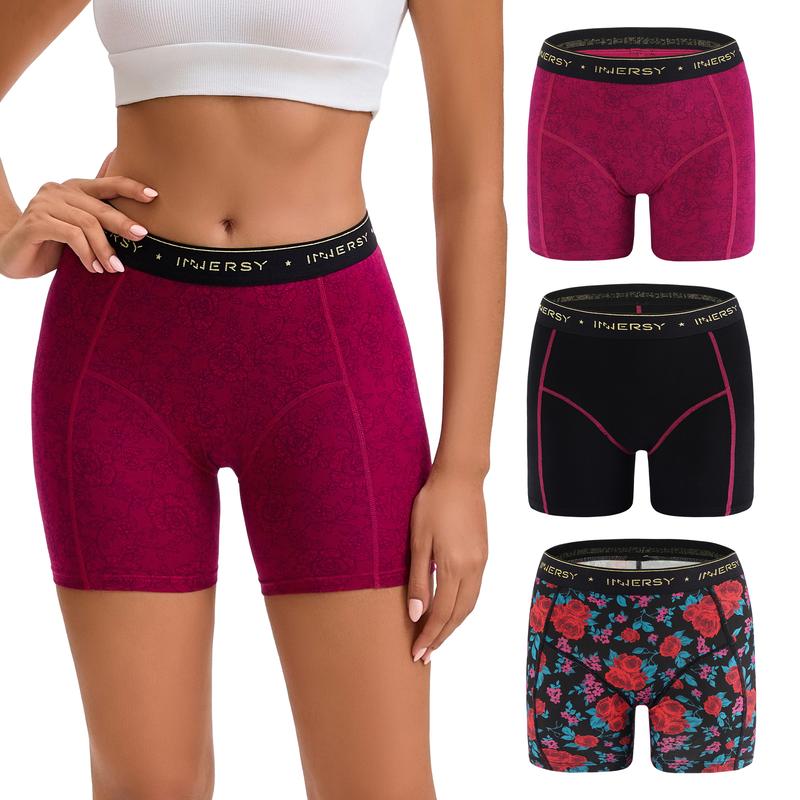 INNERSY Cotton Boxer Briefs (3-Pack)