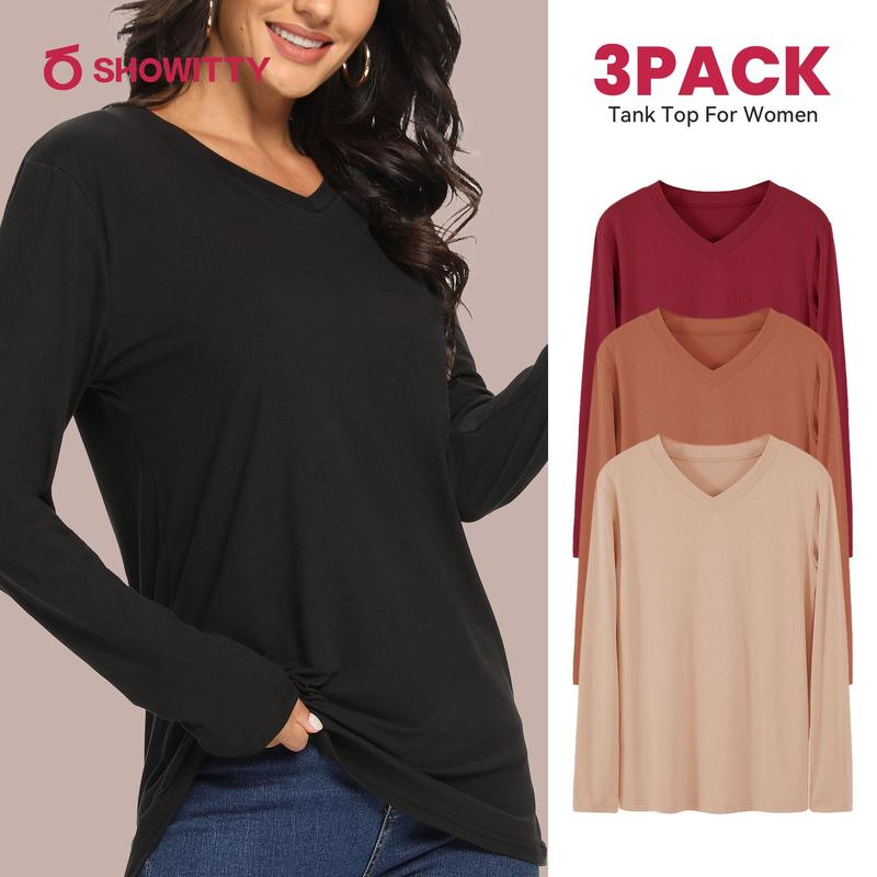 Showitty Long Sleeve Tops (3-Pack)