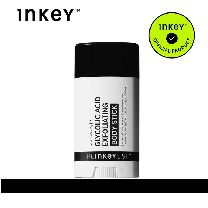 The INKEY List - Glycolic Acid Exfoliating Body Stick for Smooth Skin, Ingrown Hairs, Body  breakouts Discoloration and to  Exfoliate