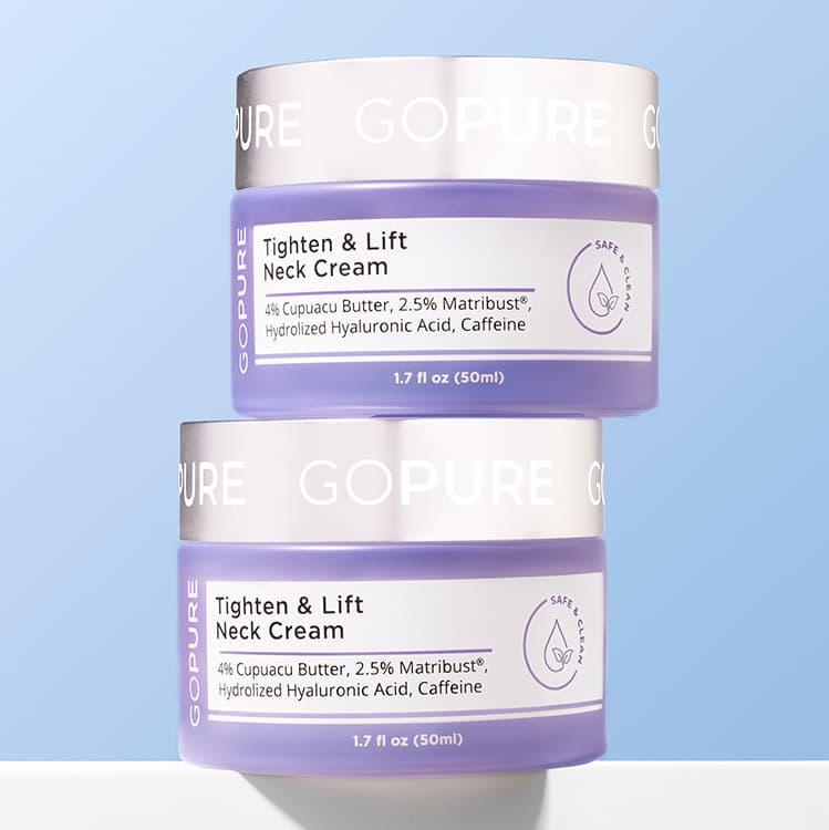 GOPURE Tighten & Lift Neck Cream (2 Jars)