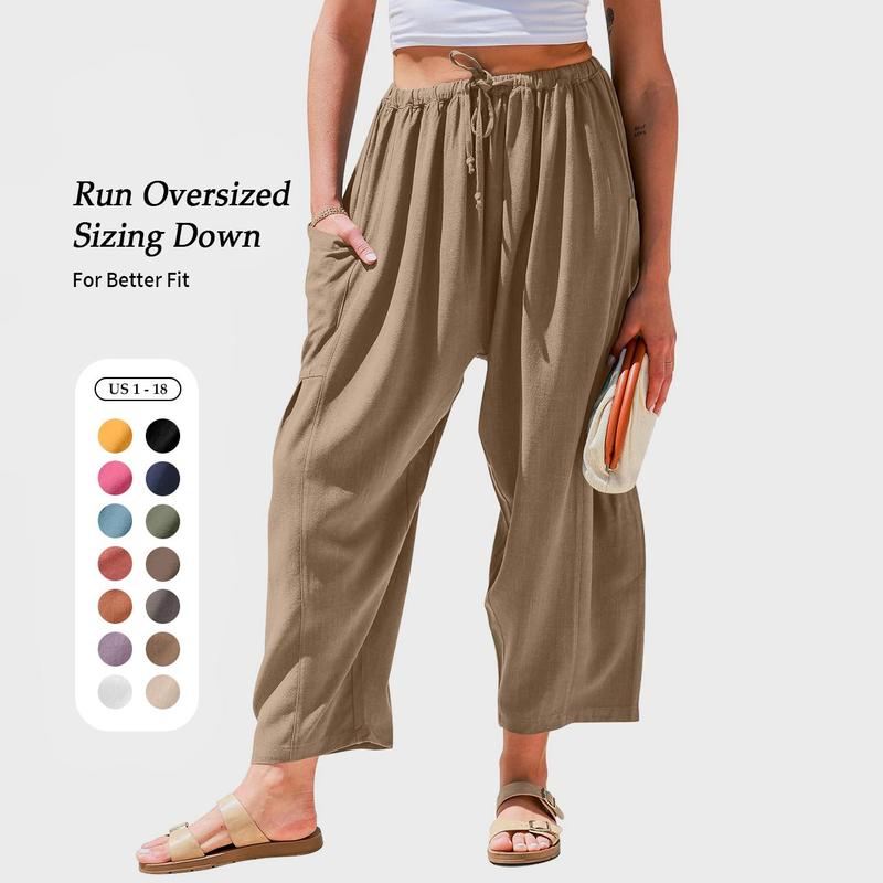 TARSE Linen Wide Leg Pants