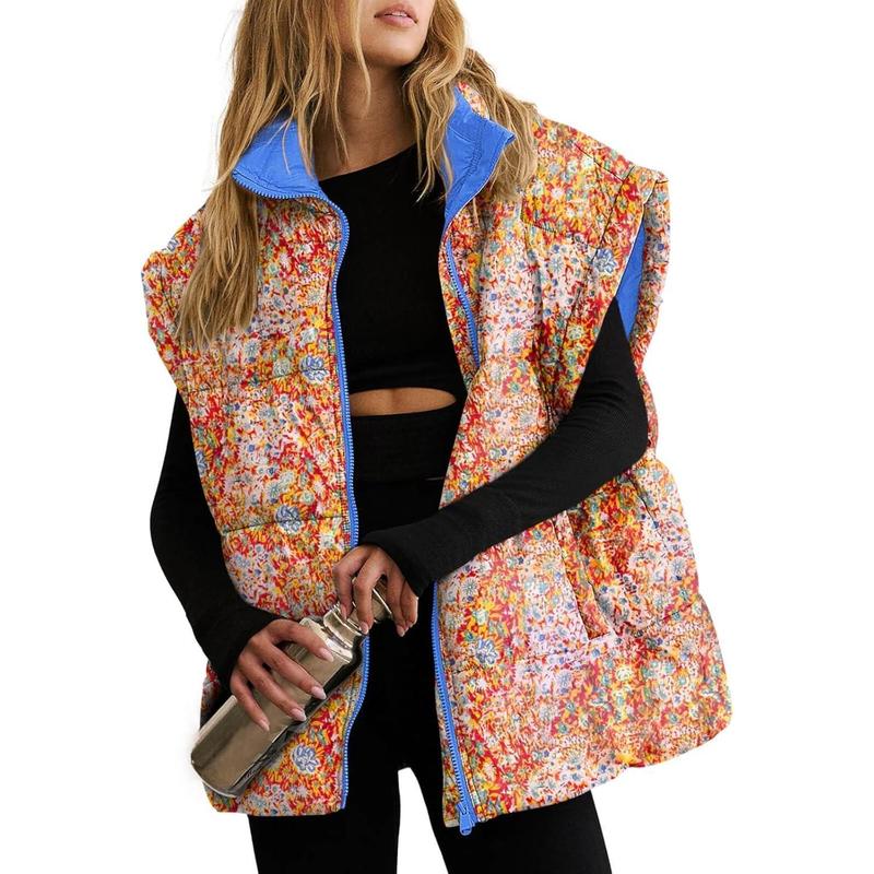 Imily Bela Floral Puffer Vest