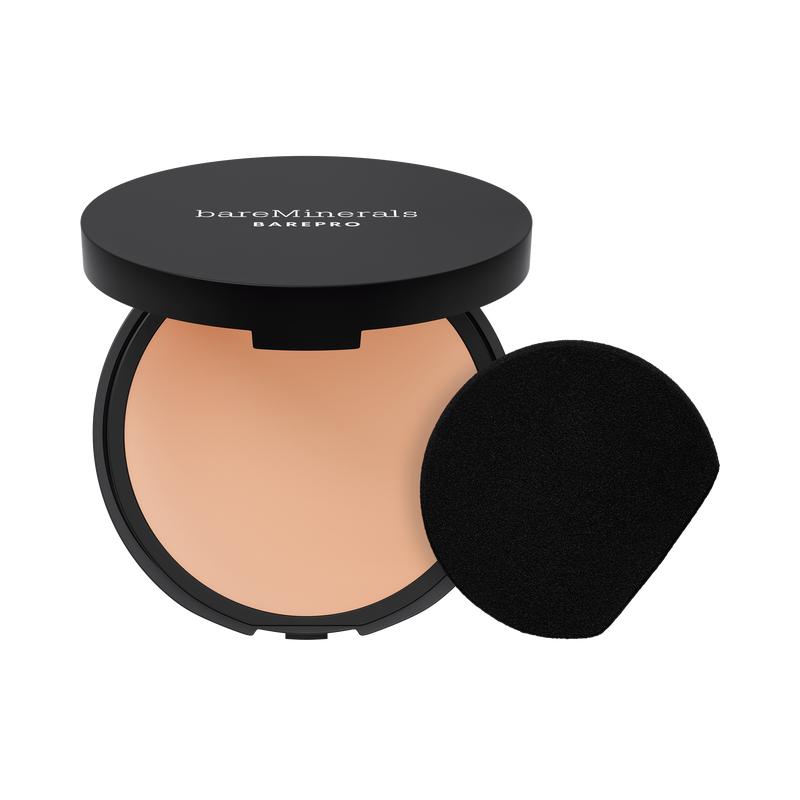 bareMinerals BarePro 24HR Skin-Perfecting Powder Foundation - Talc-Free, All-Day Natural Matte Finish, Transfer-Proof, For All Skin Types,  Hypoallergenic