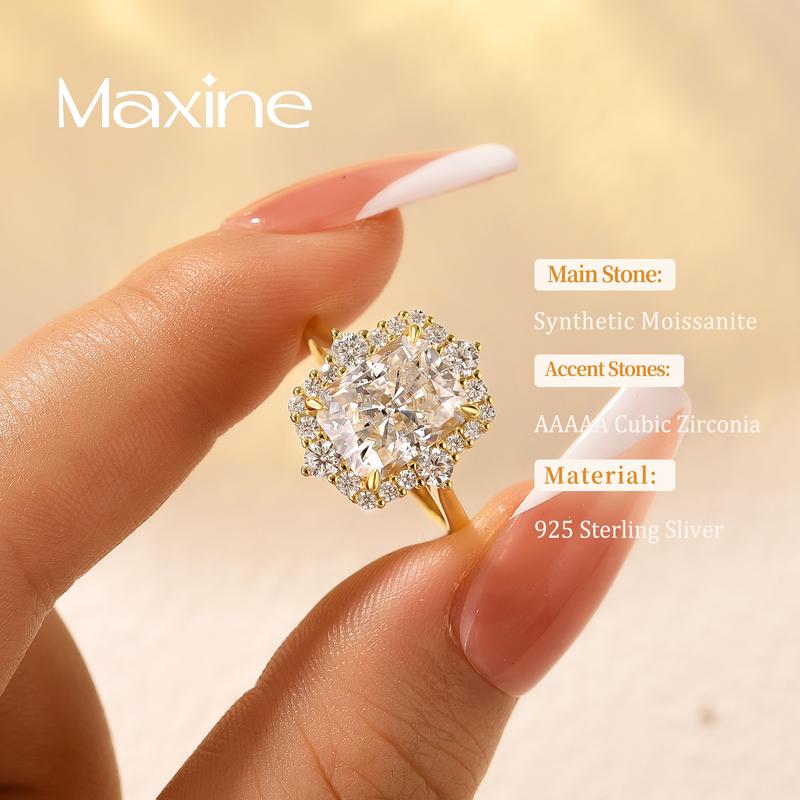 Maxine Moissanite Vintage Ring