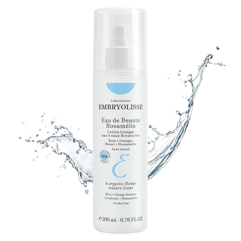 Embryolisse Eau de Beaute Rosamelis. Nourishing Floral Face Toner for All Skin Types, With Organic Flower Waters, 6.76 fl.oz.