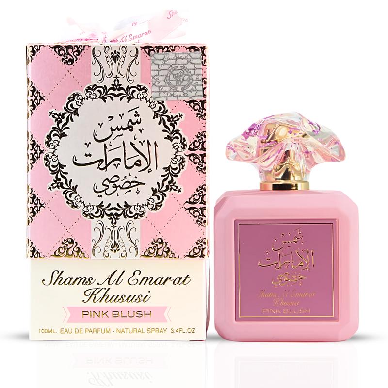 Pink Blush Shams Al Emarat Eau de Parfum 100ml (3.4 oz) by Ard Al Zaafaran – Pink Perfume, Women’s Perfume, Long Lasting Fragrance