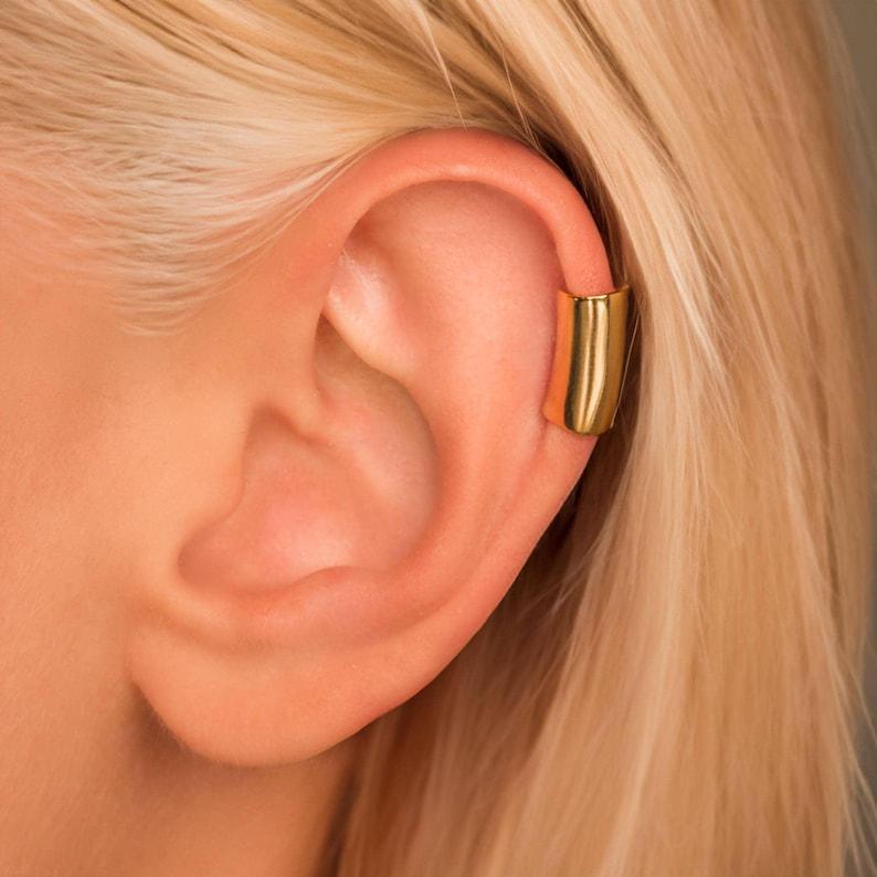 modmints Thick No-Piercing Handmade Ear Cuff - Bold Statement Earring for Women, Hypoallergenic Jewelry Fashion Accessory,summerwins