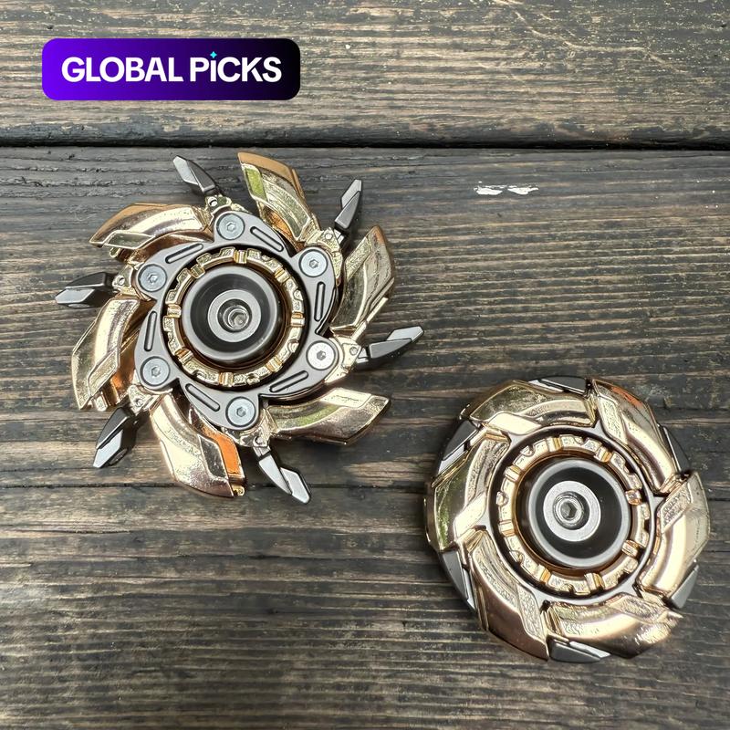 Metal Fidget Spinner Toy, 1 Count Stress Relief Toy for Adults, Anxiety Relief Products, Magnetic Fidget Spinner Toy, Finger Spinning Top, Fidget Gadget, Fun Gift for Men #GLOBAL PICKS