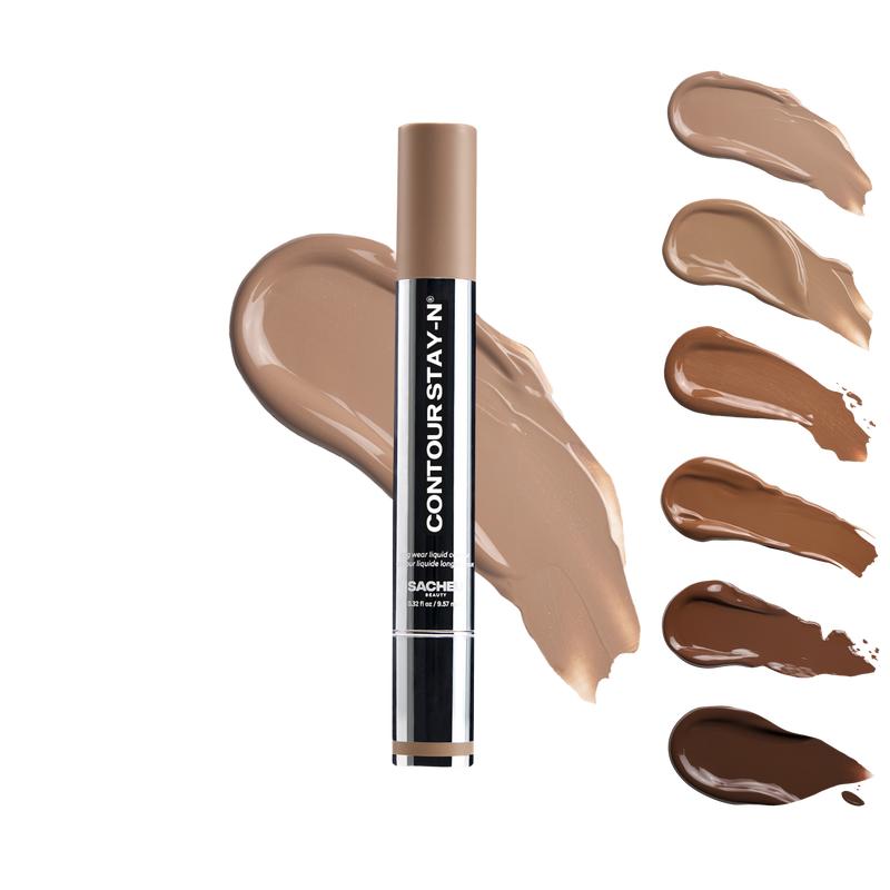 sacheu Contour STAY-N - All-Day Liquid Contour - Long-lasting, buildable, ultra-blendable contour Effortless Smooth Bronzer makeup products