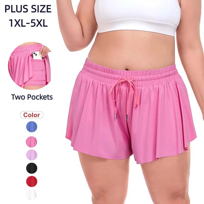 COOTRY Flowy Athletic Shorts (Plus)