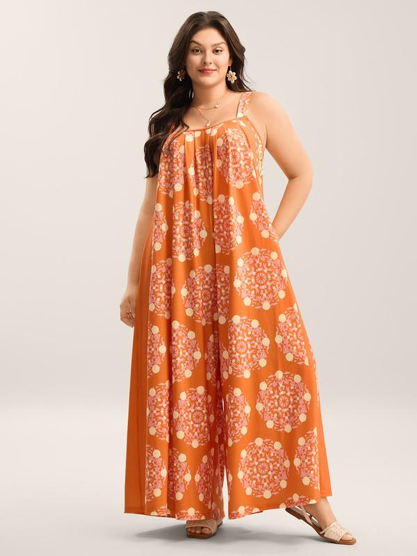 BloomChic Sleeveless Boho Jumpsuit (Plus)