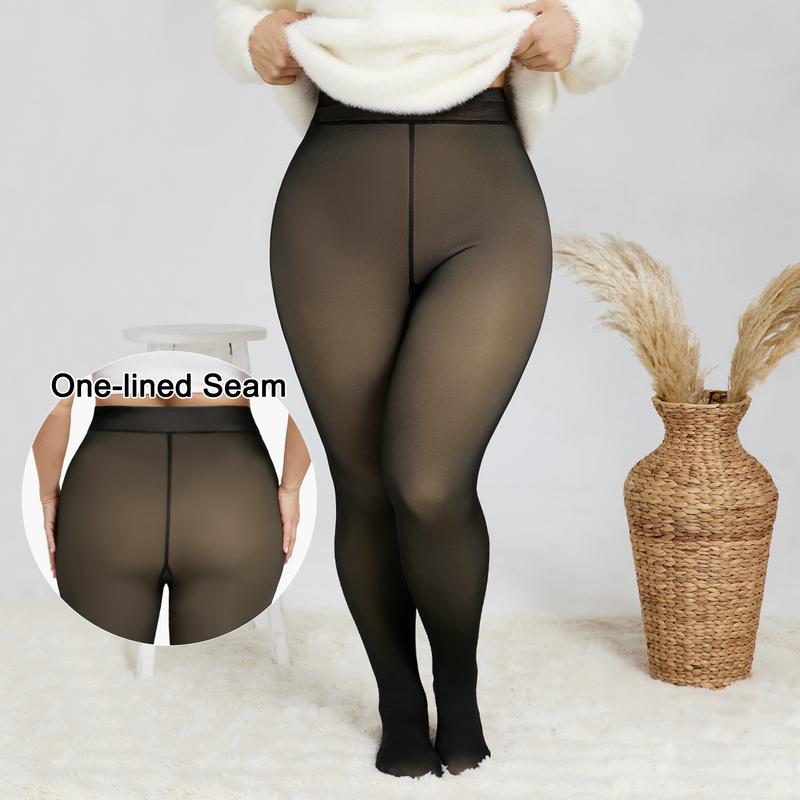 Tournesol Fleece-Lined Tights