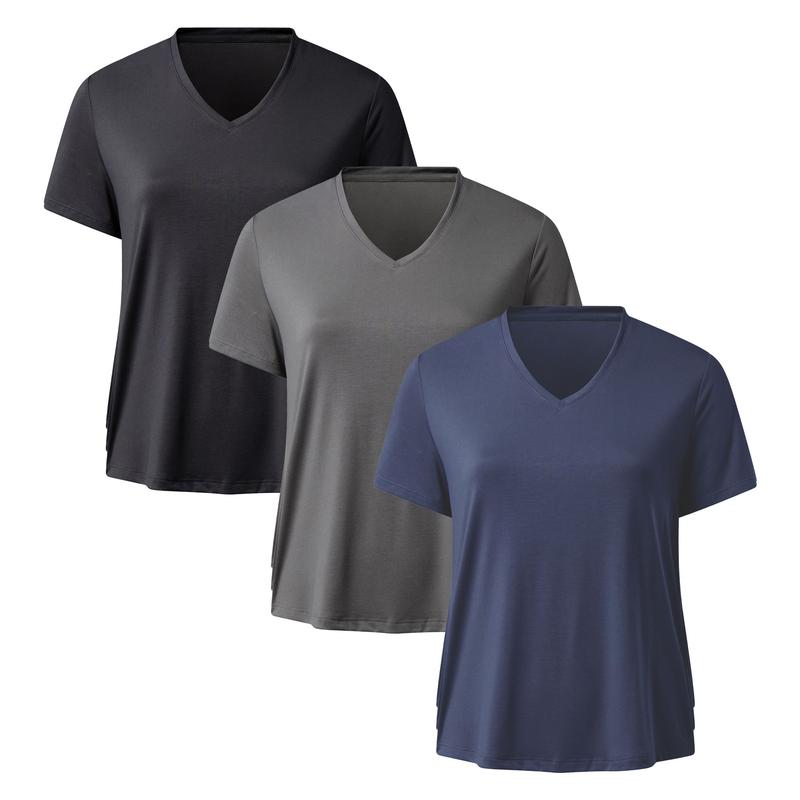 SHOWITTY Basic Tees (3-Pack, Plus)