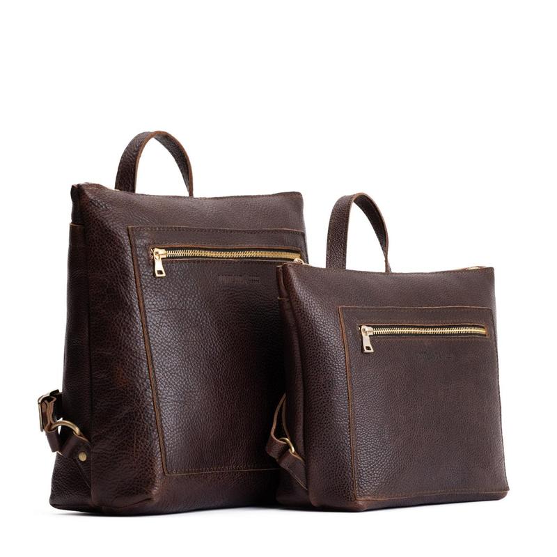 Portland Leather Convertible Tote Backpack