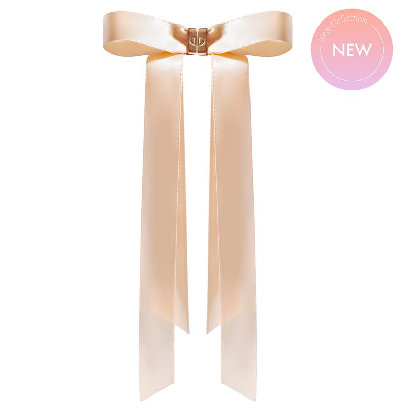 DAFNI KLIX - THE BOW - Rose Gold - Bow with Strong Magnetic Hold, No Slipping, Endless Iconic Hairstyles with bows