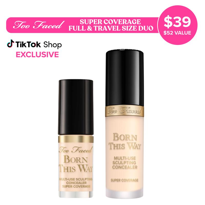 Too Faced Born This Way Super Coverage Concealer Full Size & Travel Size Duo
