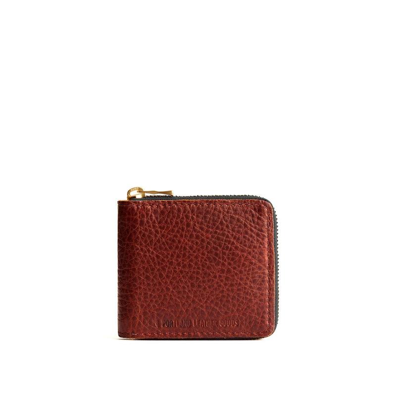 Portland Leather Zipper Bifold Wallet