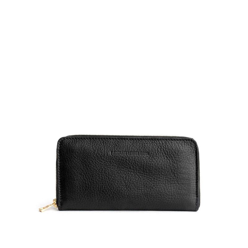 Portland Leather Accordion Zip Wallet