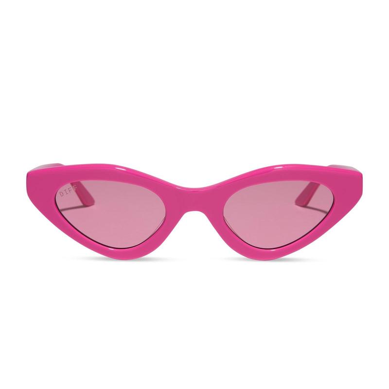 EMILY CAT EYE - PARISIAN PINK + MACARON PINK SUNGLASSES